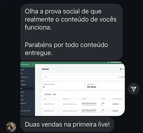 Depoimento Método ELX